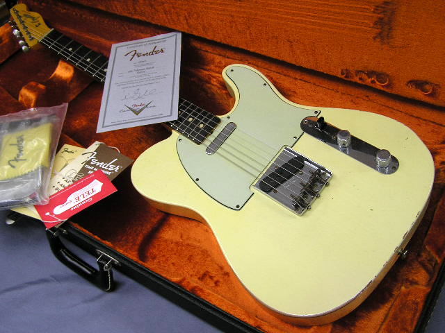 Fender Custom Shop 1963 Telecaster Relic / Vintage White – 神戸